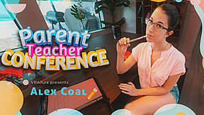 Alex Coal - Parent Teacher Conference - Cute Young Teacher Solo Masturbation With Toys