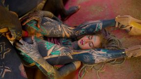 Sexy ALT dreadhead girl rides a big cock with her ASS