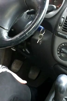 Pedal Pumping and Unzipping My Black Leather High Heeled Boots
