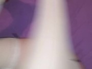 Sissy Plays With Herself As Hotwife Fuck Bull Stranger