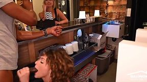Two Filthy Sluts End the Night with BBC Slung by the Bartender