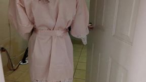 Redhead Wife Flashes Her Body Going For Ice At The Hotel - Pepper Starks