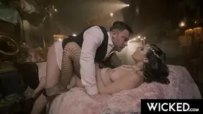 WICKED - Hot 1920s Flapper Violet Starr Moans As She Gets Fucked Hard
