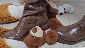 Trampling Teddies in Brown Boots
