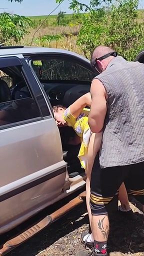 Couple Goes Camping on Halloween and His Wife Ends up Being Fucked by Monster