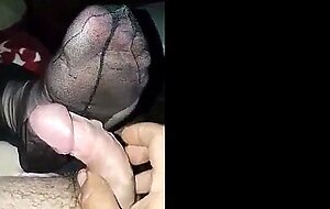 Min fru nylonfotfetisch nara