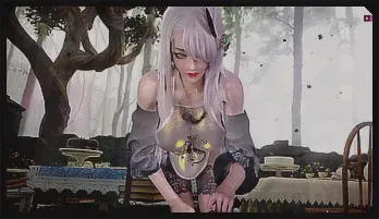 Busty 3D Domme & Petite Sub - Animated Lesbian Lust