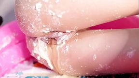 Dirty messy Creampie &amp_ Pee