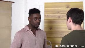 Teen rides black dick bareback