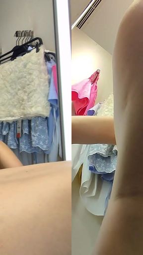 Captivating moment from &quot;Public Try-On - No Bra, No Panties, Just See-Through Clothes&quot;