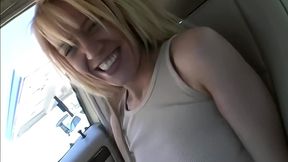 holly wellin deepthroats gloryhole cock to facial cumshot
