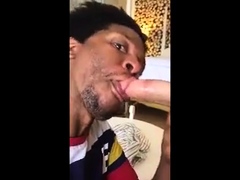 Hung White Boy Grabs Black Bitch Head Fuck