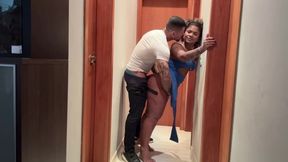 i was going out to dinner and he fucked me really well so i left with my pussy full of milk