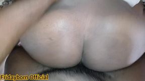 Ebony young student fucked whilst learning