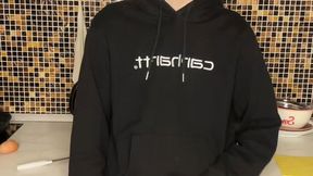 18-Year-Old's Creamy Dick Burst