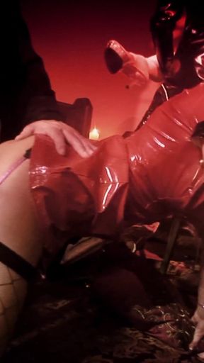 Jaw-dropping moment from &quot;Gorgeous women getting hard fucked in dark theater&quot;