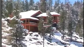 Taylor Rain Gets DP'd In A Cabin While On A Snowboarding