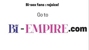 Bisexual bottom hunk trainfucked in mmf trio