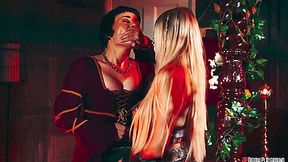 Horny Pornstars Lesbian Mind-blowing Sex Clip