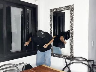 FAVOURABLE THIEF ENTERS A ABODE AND ENDS UP BANGING A LARGE-ASSED, TATTOOED LALIN GIRL - LA ROLA