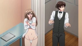 Wet Shower Fuck - Ryota fucks Kanade under the shower while Momoka touches herself watching! HENTAI