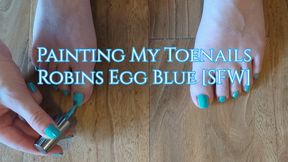 Sage Eldritch Painting Her Toenails Robin Egg Blue [SFW]