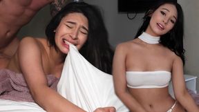 Roxy Muray, 18 year old amateur, gets fucked hard in standing doggystyle
