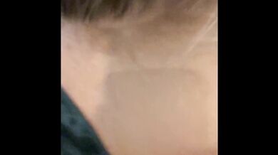 Choking and Spanking til I cum hard, red ass riding cock, HUGE facial