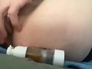 Replacing My Plug with Fingers for Daddy 💕