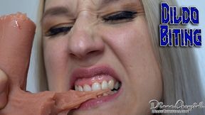 Close up Dildo Biting 3