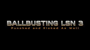 Ball busting Lsn 3 - Punched & Kicked As Well