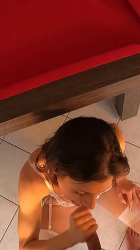 I take Lety Howl in POV, in the toilet then on the pool table, but especially in her ass!