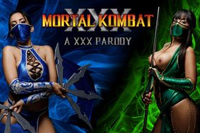 Mortal Kombat XXX Parody - Jade and Kitana Edenian Threesome VR [Leaving Soon]