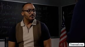 Giving my teacher blowjob to pass my grade