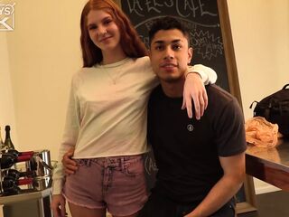 9inch Latino Bangs SEXY Red Head College Teen Floozy