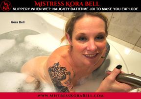 🍆💦💦💦 Slippery When Wet: Naughty Bathtime JOI to Make You Explode