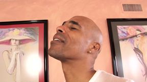 Horny brunette gets drilled by delivery man