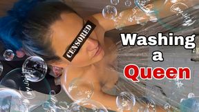 Washing a Queen - Femdom Slave Task