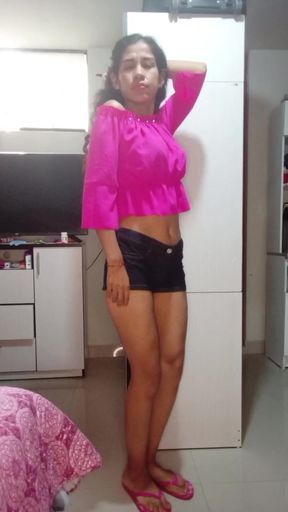 Profesora cachonda con hermosas piernas