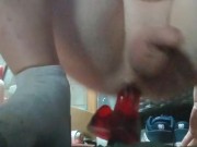 I luv vibrating anal play