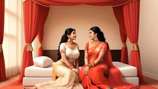 Steamy Indian Desi Bhabhi Love Rubdown Total Uncircumcised Sensuous Rubdown & Deep Romance