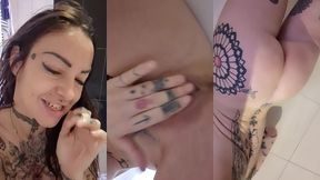 un bon reveil ou je me masturbe pour vous dans mon bain bonne journee