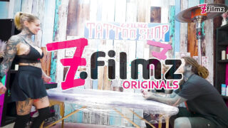 Anuskatzz and Kat get their tight asses fucked by Nikolaz Zpageti then suck him off