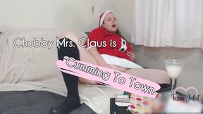 Chubby Mrs Claus Is Cumming To Town - Tessa Juliet - BBW Mrs Claus finds a toy meant just for her - BBW Christmas masturbation