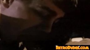 Cowboys enjoy hard raw pounding in vintage gay video