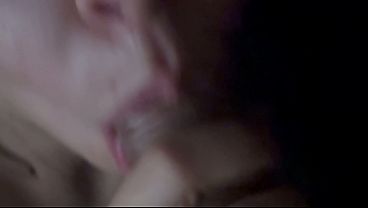 Innocent Mexican teen swallows cum after a sloppy POV blowjob
