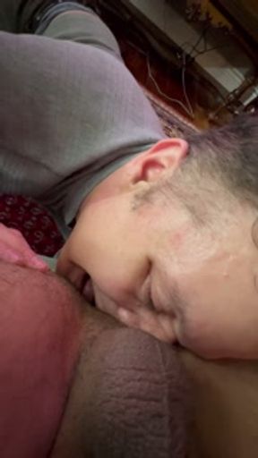 Part 2. Slave is licking and kissing my asshole