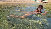 NUDISM n Totally Naked PEE # From Yacht to a Nudist Wild Beach