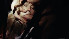 Gorgeous nighttime fuck in the missionary pose with a spicy AJ Applegate