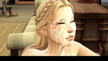 Two hot Asian babes serve up a creampie